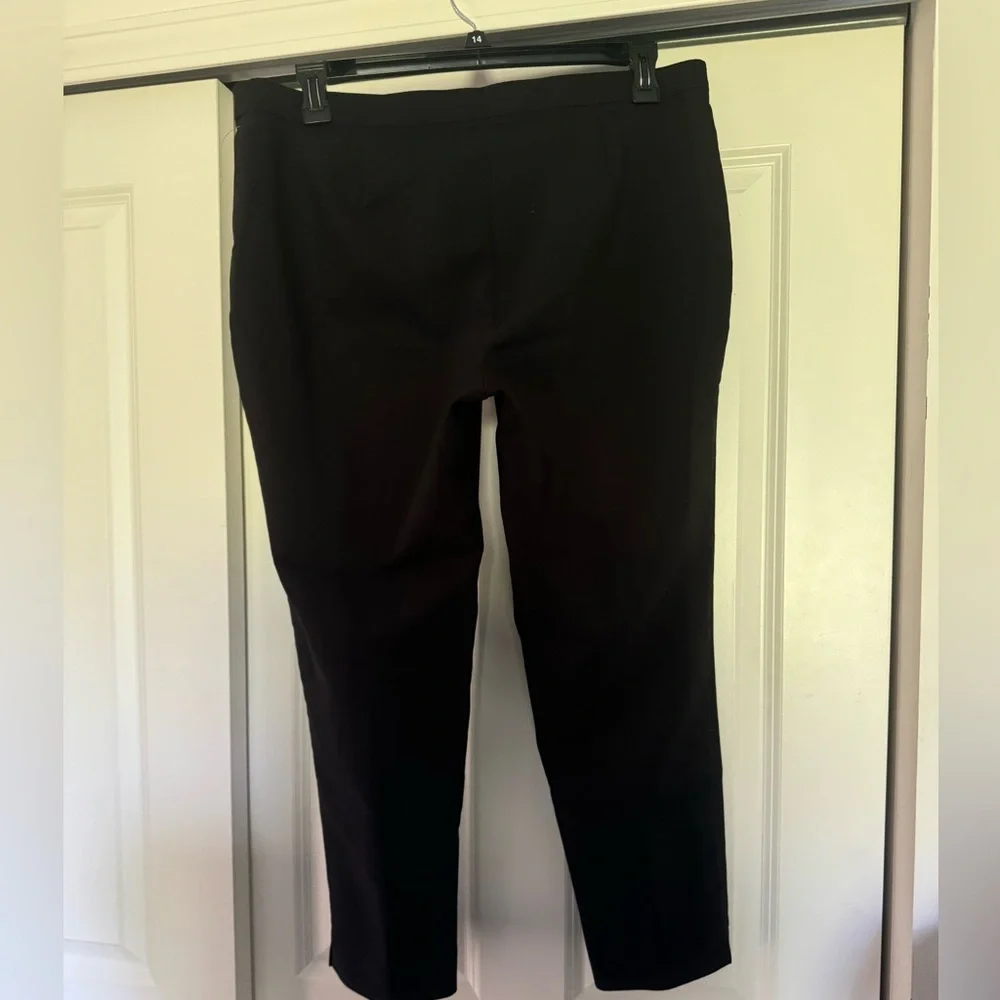 Women's Chaus New York Black Dress Pants Ankle Straight Leg  No Pockets - Picture 4 of 4